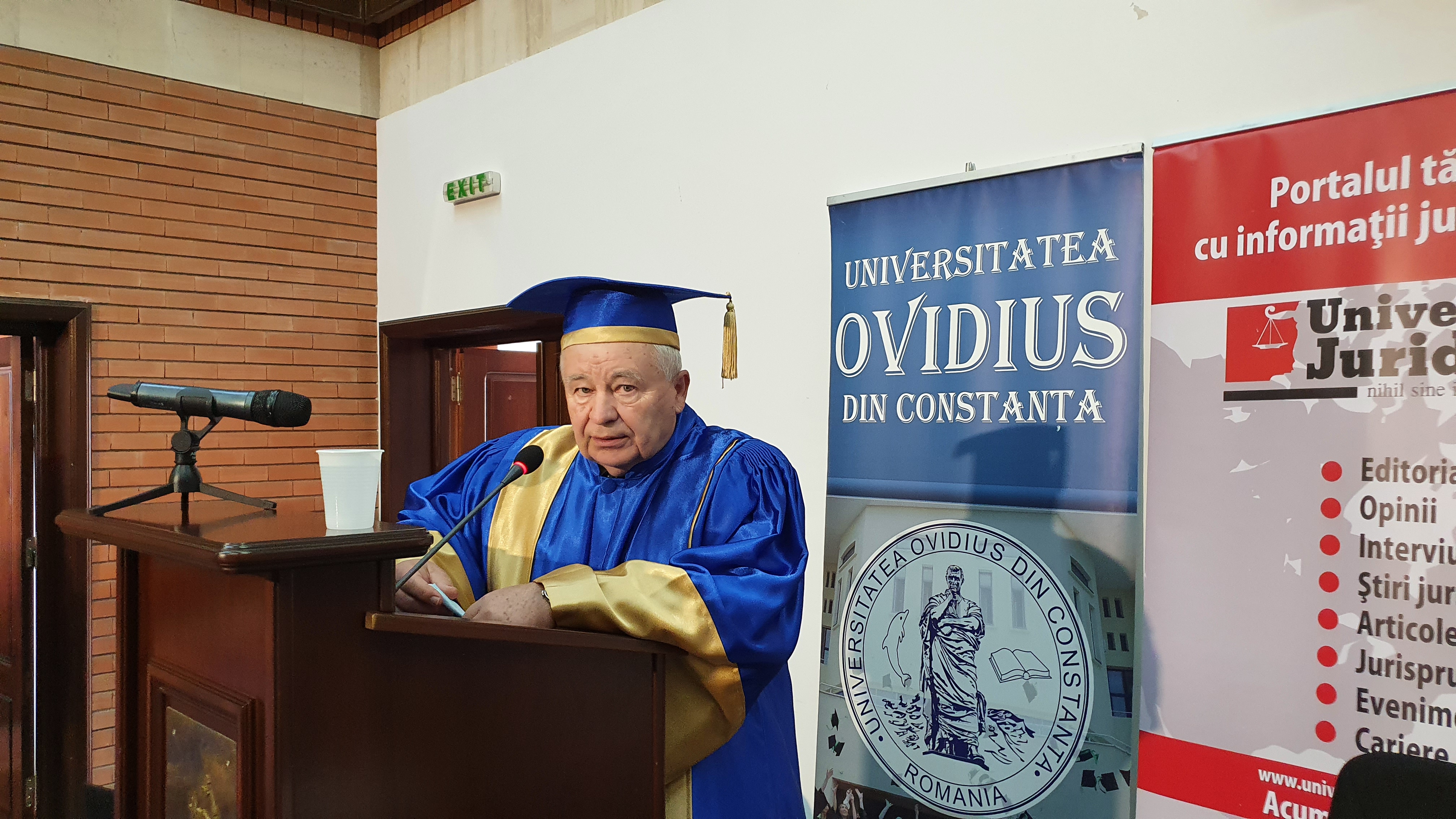 Doctorat honoris causa pour le professeur Ioan Les