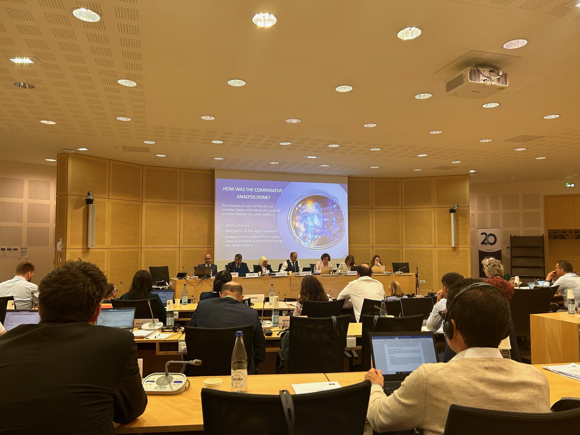 Participation de l’UIHJ à la 40e réunion plénière de la CEPEJ à Strasbourg (France) les 15 et 16 juin 2023