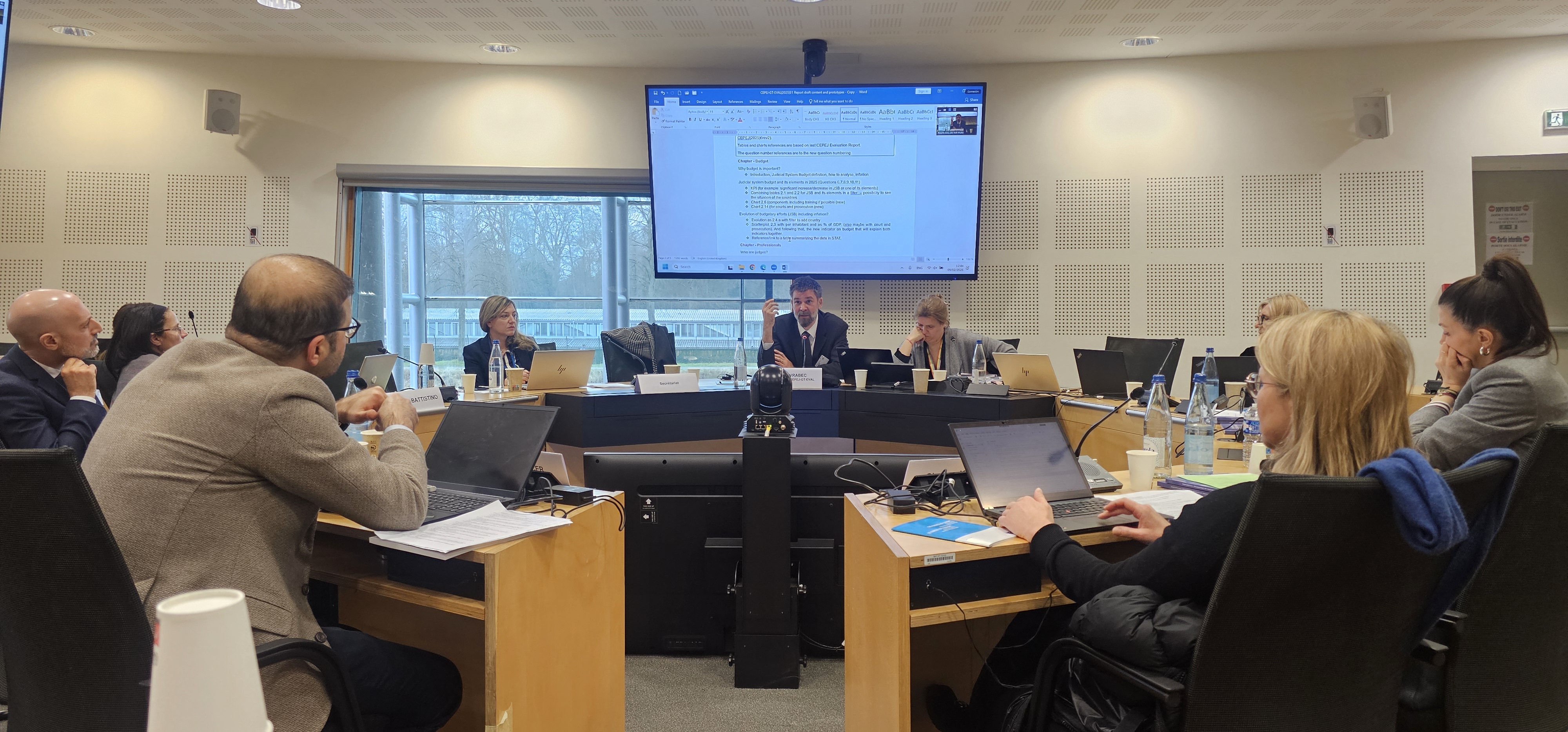 Participation of the UIHJ in the 51st CEPEJ-GT-EVAL Meeting in Strasbourg on 9 and 10 February 2026